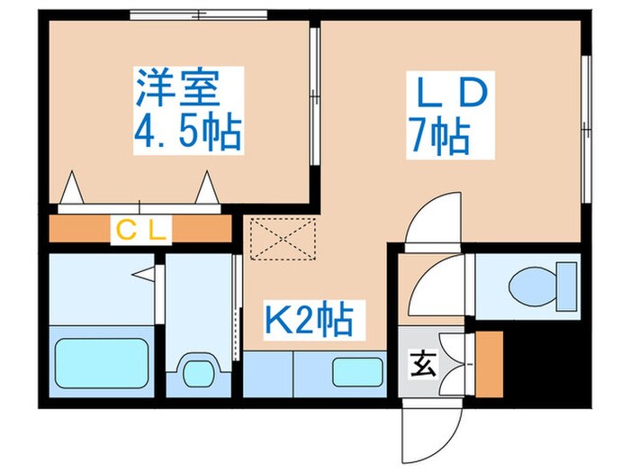 エクセレント壱番館の物件間取画像