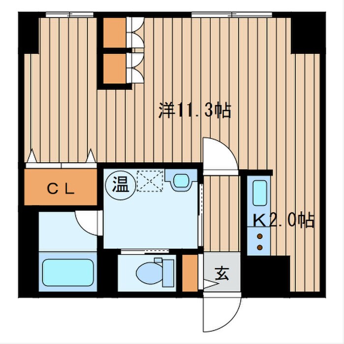 レガート東区役所前B棟の物件間取画像