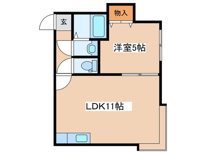 グリ－ンヒル月寒の物件間取画像