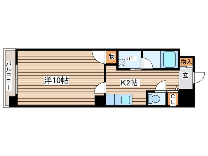 クレ－ル北１０条の物件間取画像