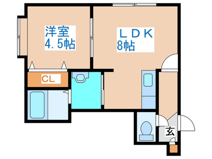 アプレシア－ル札幌トレスの物件間取画像