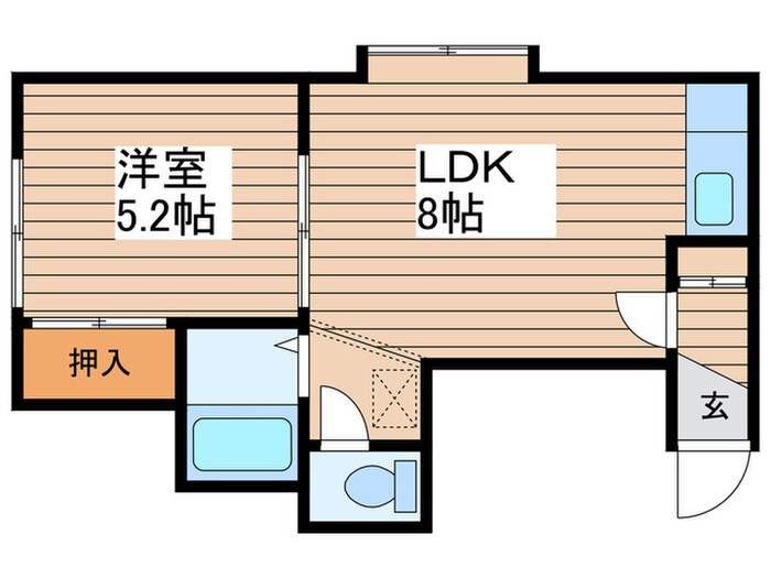 モンテメ－ル栄町の物件間取画像