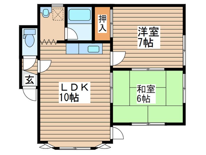 コ－ポ藤の物件間取画像