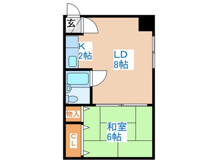 コスモハイツの物件間取画像