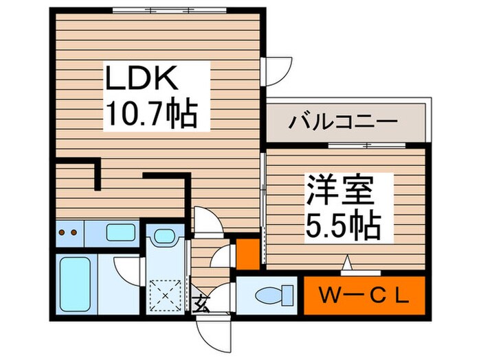 ＬｉｅｎＮ9の物件間取画像