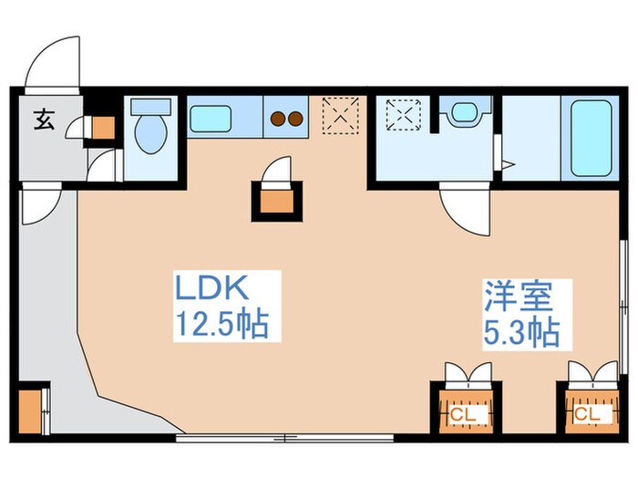 Ｔｉ　Ａｍｏ　Ｎ２２の物件間取画像