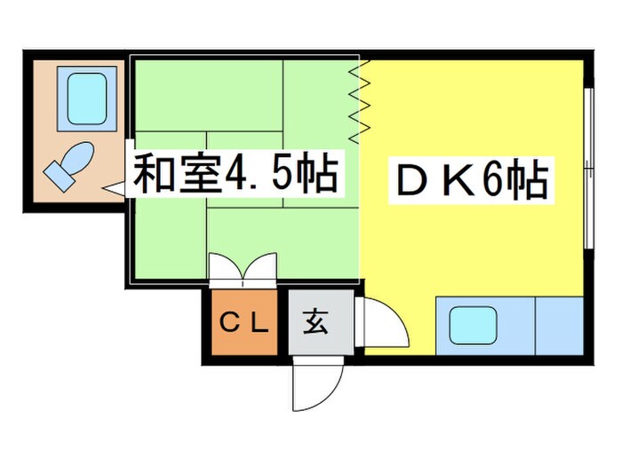 ロミ円山の物件間取画像