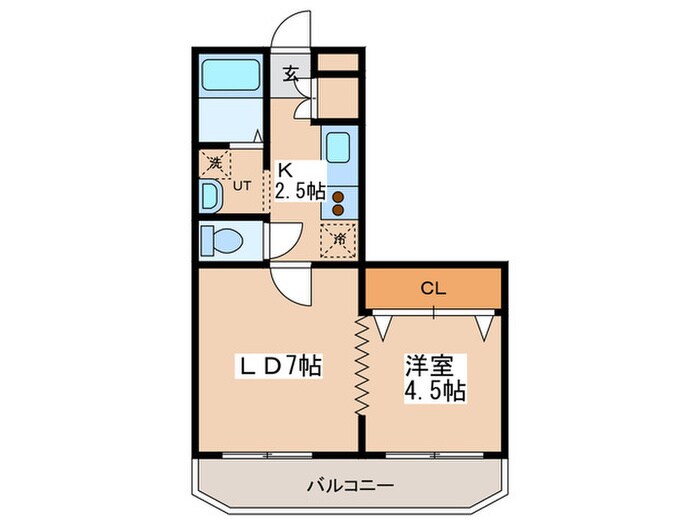 ウエストビレッジ２３の物件間取画像