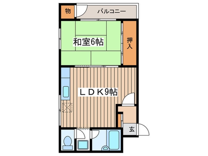 リベルティ－大通の物件間取画像