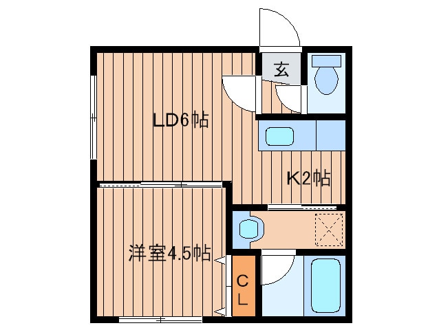 ユニヴェール澄川の物件間取画像