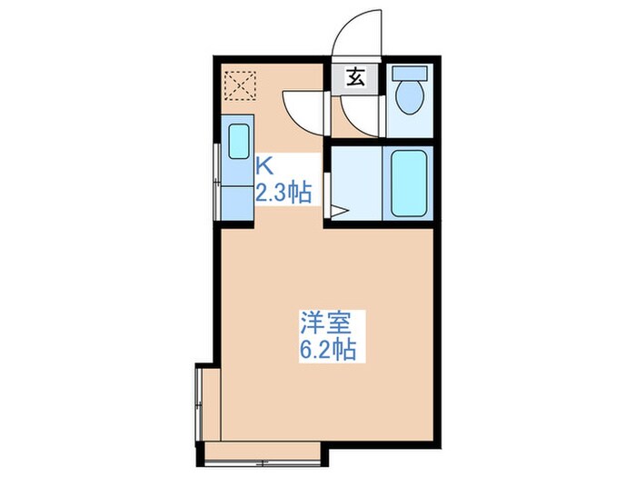 澄川天神マンションの物件間取画像