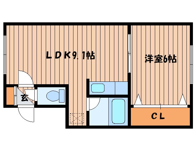 ノ－ス横山の物件間取画像