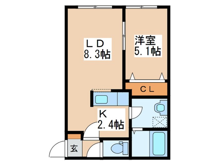 クレステージN31の物件間取画像