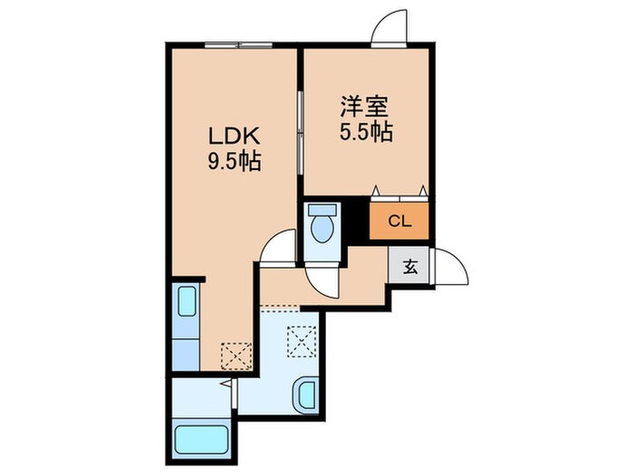 アビーロード美園の物件間取画像