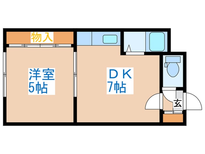 パ－クハイツ２４の物件間取画像