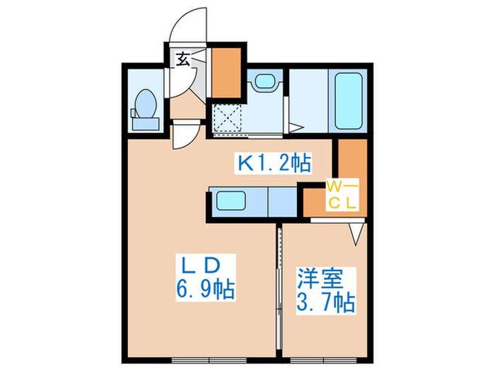 fIeurir発寒南の物件間取画像
