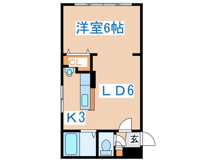 リベラルイン８１９の物件間取画像