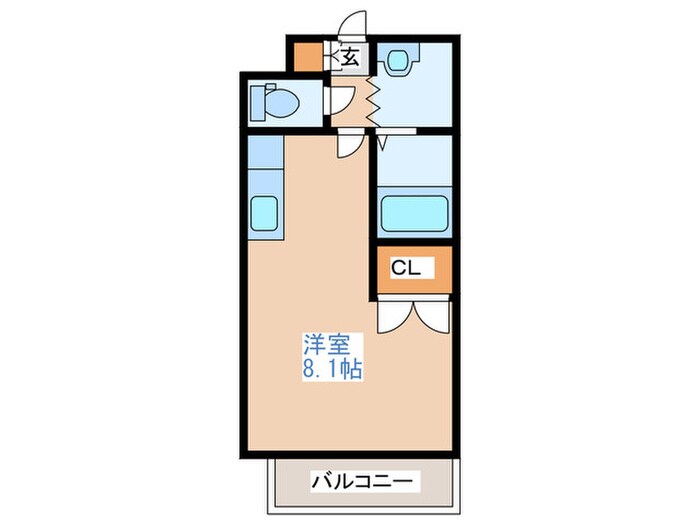 シティアドレ月寒公園の物件間取画像