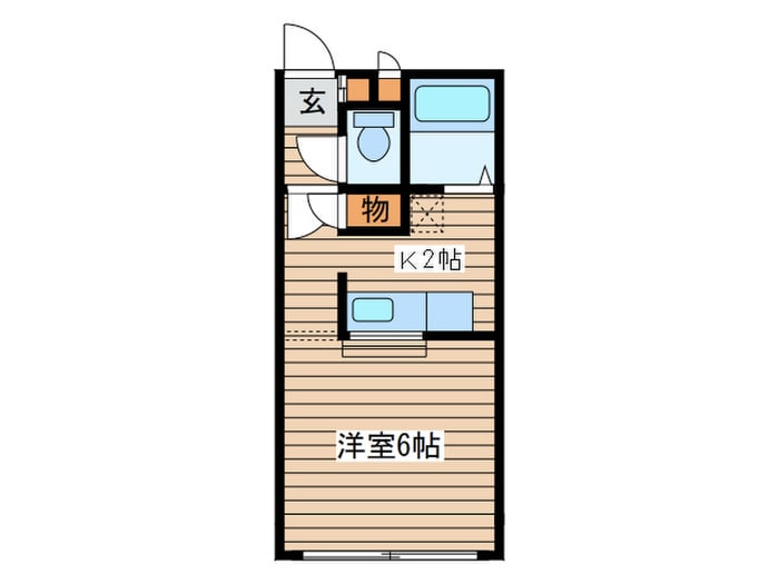 ステュディオ北１２条の物件間取画像