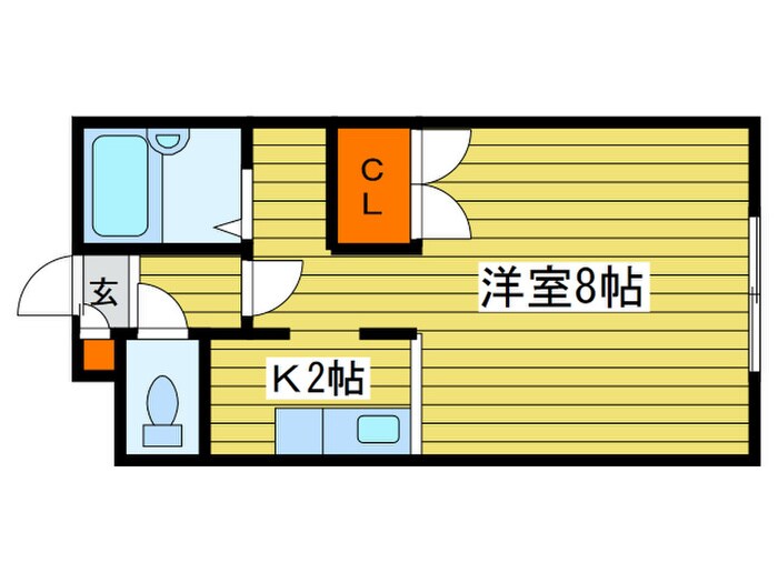 ステュディオ北１２条の物件間取画像