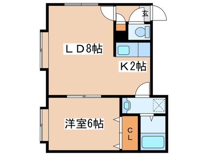 エクシ－ド神宮前弐番館の物件間取画像