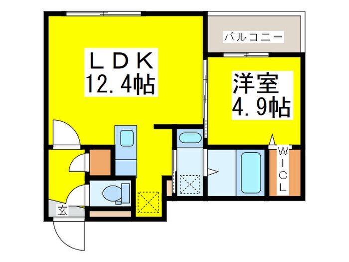 Orangerie612の物件間取画像