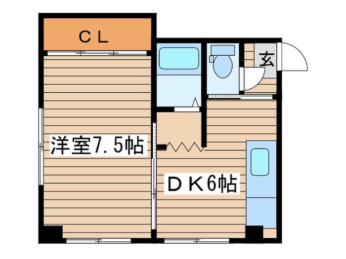 大石ビルの物件間取画像