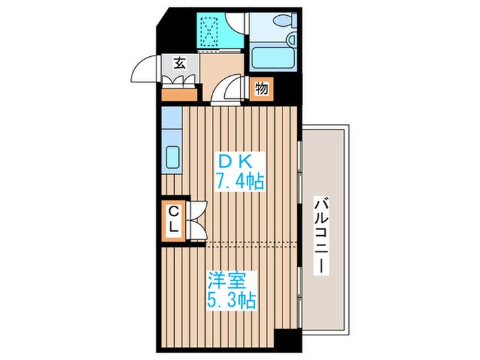 ネオア－ジュ裏参道（308）の物件間取画像