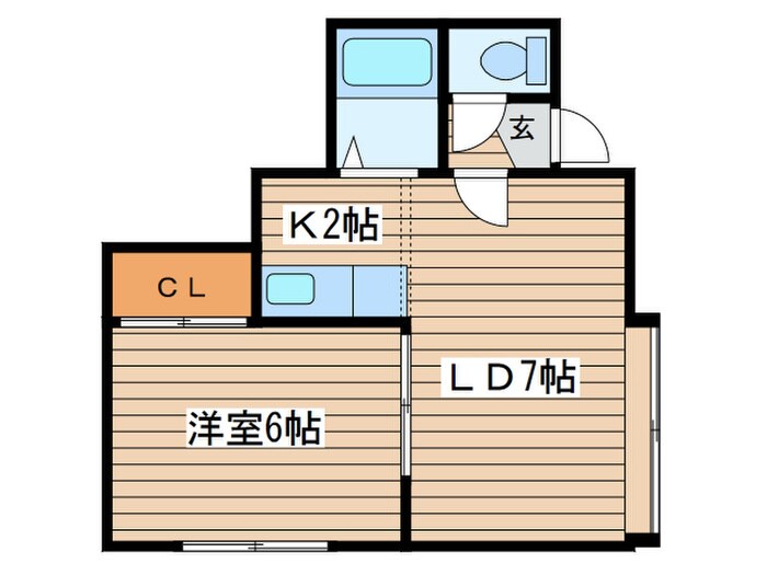 メープルシティの物件間取画像