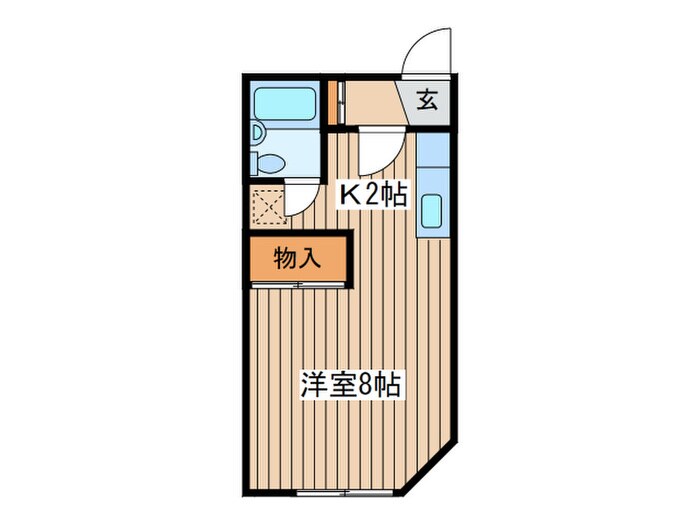 コーポ三浦の物件間取画像