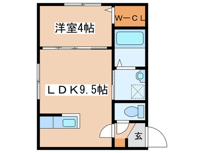 COMSA月寒中央の物件間取画像