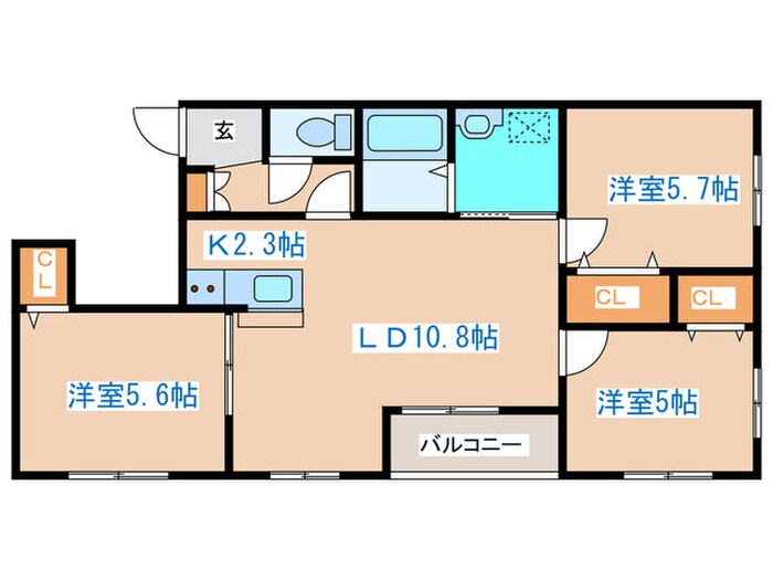 ＮＯＯＮ南山鼻の物件間取画像