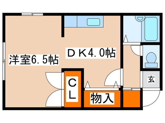 エンドレス三井南６条の物件間取画像