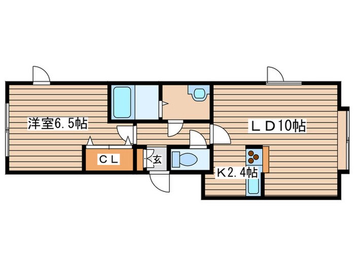 グランドフラワ－の物件間取画像