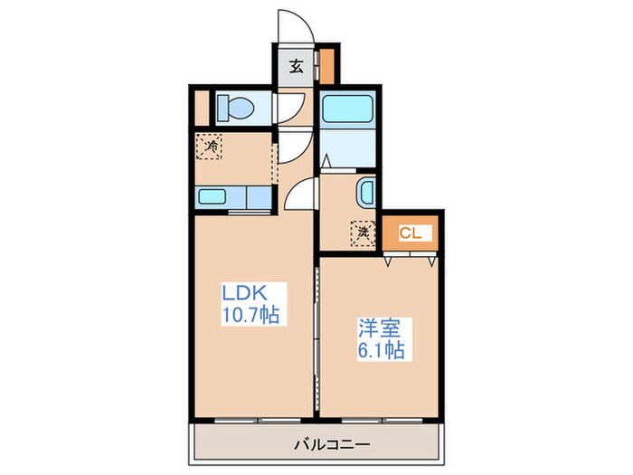 パ－ク・ヒルの物件間取画像