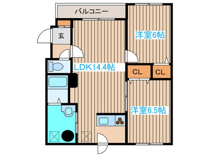 ハイツ和幸札幌の物件間取画像