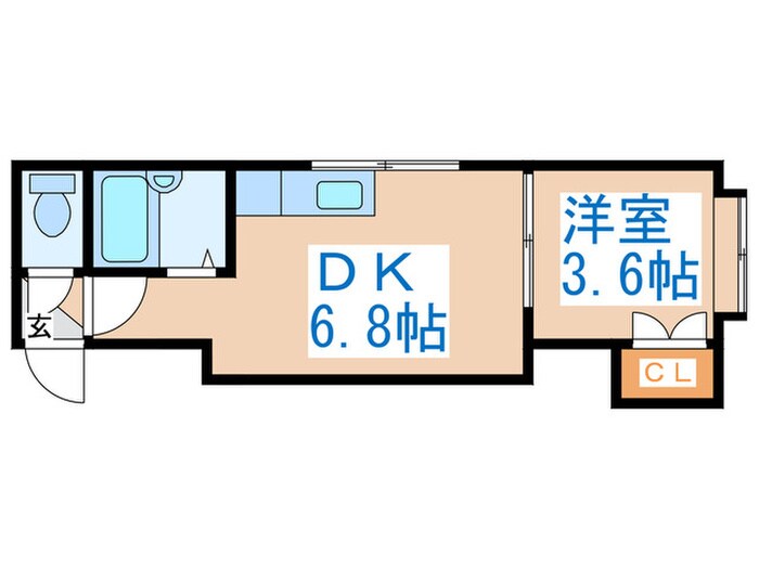 クリエイトＳ１９７Ｂの物件間取画像