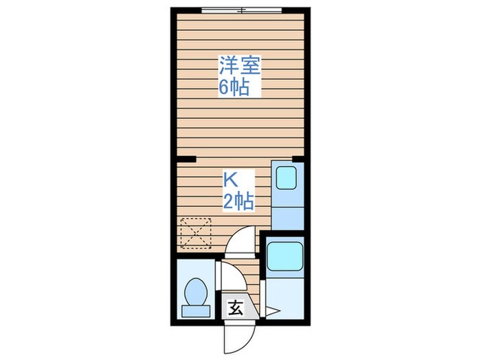 イ－ストバレ－の物件間取画像