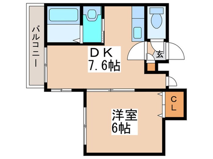 ビジュ元町の物件間取画像