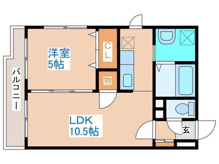 パークヒルズ円山の物件間取画像