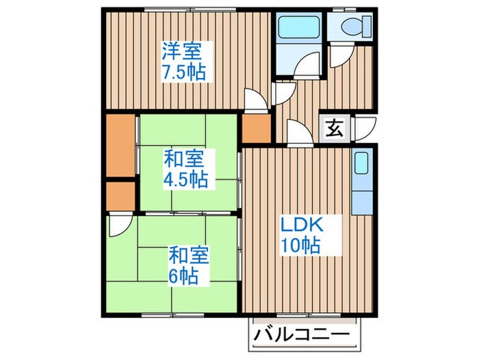 物件間取画像