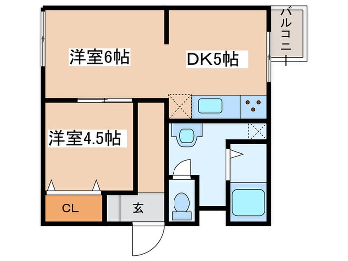 Ｖｉｌｌａ　南円山の物件間取画像