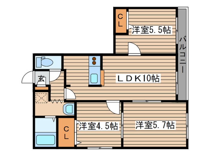 Ｅｔｏｉｌｅ２８の物件間取画像