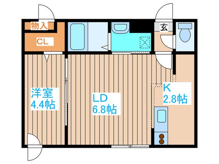 グランメ－ル本郷通の物件間取画像