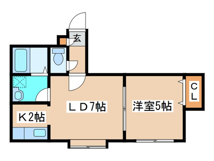 ユートピアの物件間取画像