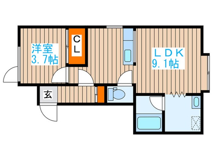 コア宮の森の物件間取画像