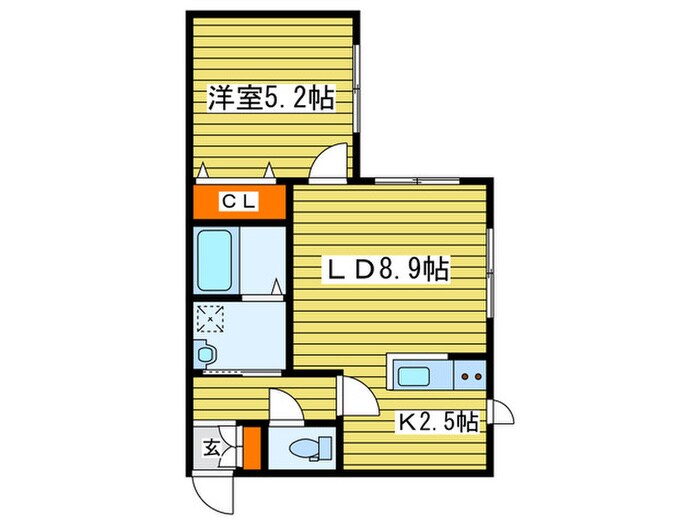 ステラカーサの物件間取画像