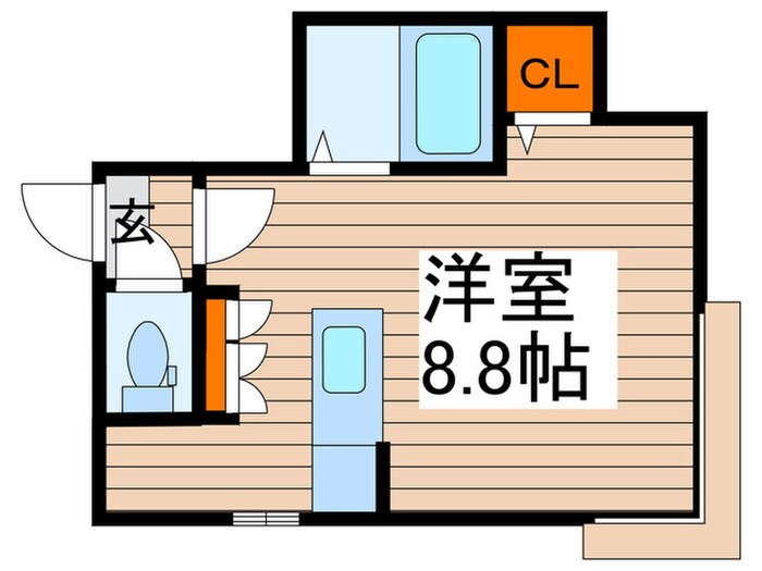 グランシュ－ルＡの物件間取画像