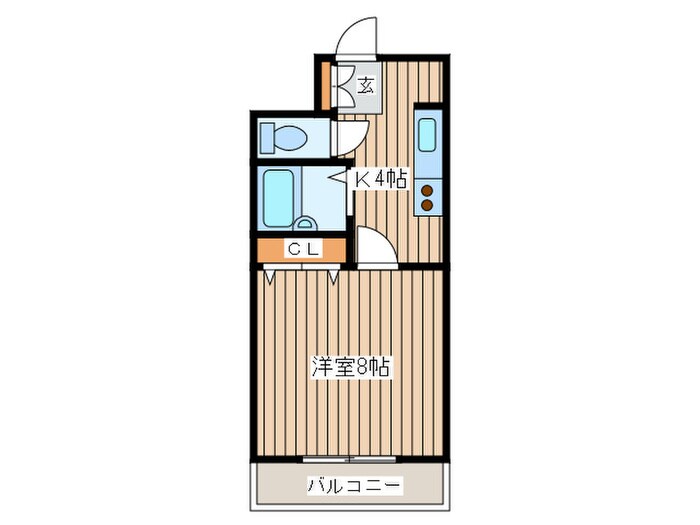 ドミ－ル北１０条の物件間取画像