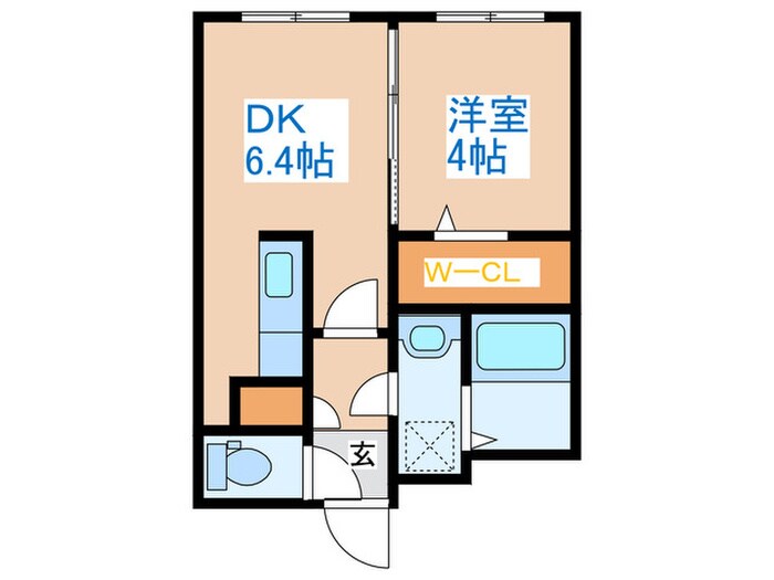 サンヴィレッジ琴似Ⅱの物件間取画像